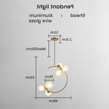 Minimalist Dining Room Glass Pendant Lights