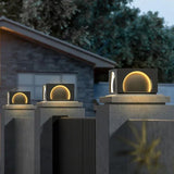 Semicircle Rectangle Led Outdoor Pillar Lights - Clowas