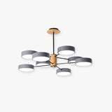 Modern Macaron Round Chandelier for Living Room