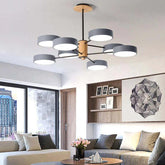 Modern Macaron Round Chandelier for Living Room