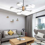 Modern Macaron Round Chandelier for Living Room