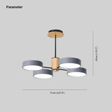 Modern Macaron Round Chandelier for Living Room