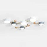 Macaron Round Bedroom Modern Ceiling Light