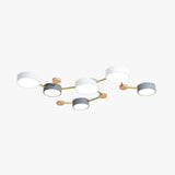 Macaron Round Bedroom Modern Ceiling Light