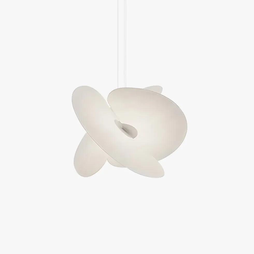 Silk Fabric Modern White Pendant Light - Clowas
