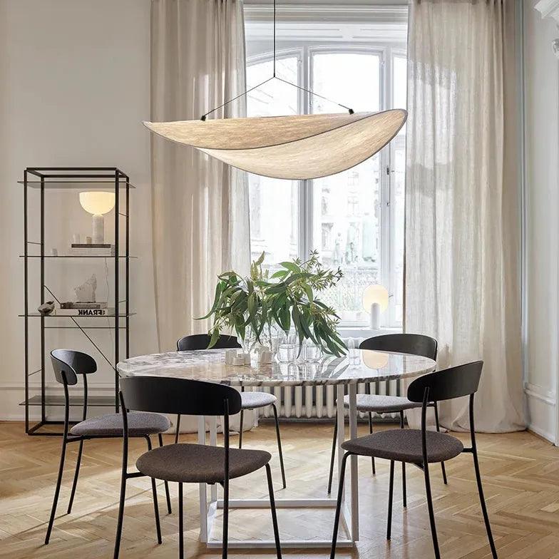 Silk Oval Minimalist Modern Pendant Light - Clowas