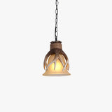 Glass Shade Hanging Chain Pendant Light - Clowas