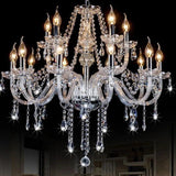 Glass Candle Holders Elegant Vintage Chandelier - Clowas