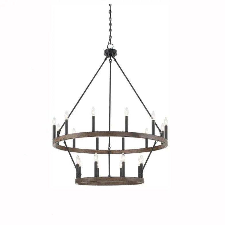 Multi-Head Candle Design Round Industrial Chandelier - Clowas