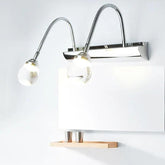Silver Spring Pipe Bathroom Wall Lights - Clowas