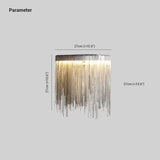 Silver Tassle Decoration Bedroom Wall Lights - Clowas