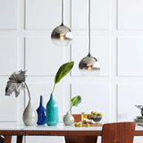 Single Head Metal Sphere Modern Pendant Light - Clowas