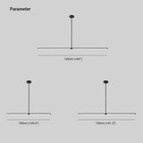 Single Linear Dining Room Modern Pendant Light - Clowas