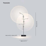 Slender Stand Floor Lamp with Shadow Decoration - Clowas