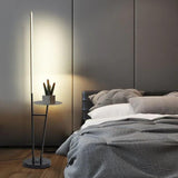 Slim Body with Small Table Floor Lamp - Clowas
