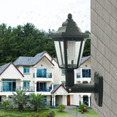 Solar Sensor Wall Lights with LED Vintage Design