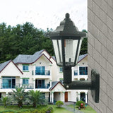 Solar Sensor Wall Lights with LED Vintage Design