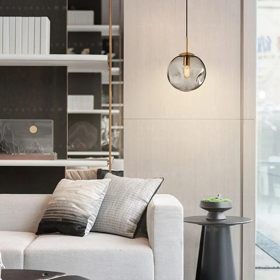 Spherical Bubbles Glass Modern Pendant Light - Clowas