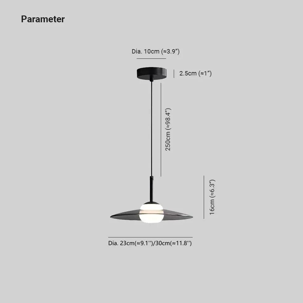Spherical Dish Bedroom Modern Pendant Light - Clowas