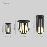 Spherical Iron Lantern Outdoor Floor lamps - Clowas