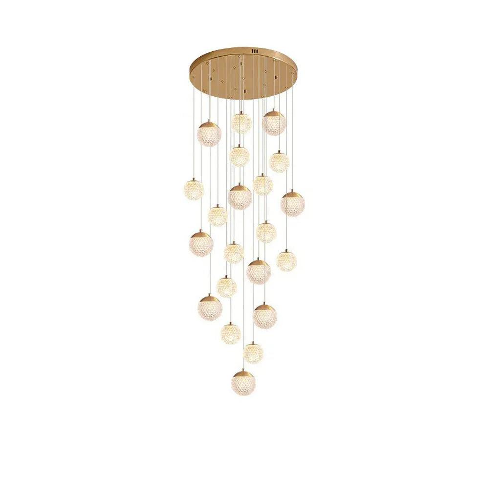 Spherical Multi-Head Luxury Hall Pendant Light - Clowas