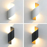 Spiral Aluminum Up and Down Lights - Clowas