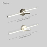 Spiral Linear Led Bathroom Wall Lights - Clowas