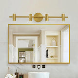 Luxury Round Polished Brass Wall Light for Bathroom