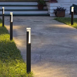 Outdoor Solar Aluminium Contemporary Bollard Lighting