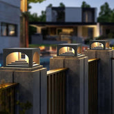 Square Solar Outdoor Column Headlight for Terrace - Clowas