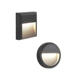 stairway wall lighting with sensor black - Clowas