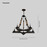 Star Candles Dining Room Vintage Chandelier - Clowas