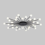 Contemporary Glass Ball Ceiling Light for Bedroom