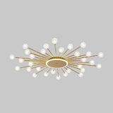 Contemporary Glass Ball Ceiling Light for Bedroom