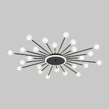Contemporary Glass Ball Ceiling Light for Bedroom