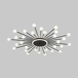 Contemporary Glass Ball Ceiling Light for Bedroom