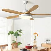 Starfish Simplicity Wooden Ceiling Fan with Light - Clowas