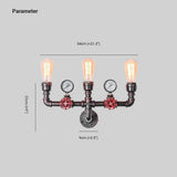 steampunk wall light vintage lighting - Clowas