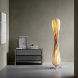 Contemporary Wooden Floor Lamp for Living Room