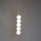 String of Pearls White Modern Pendant Light - Clowas
