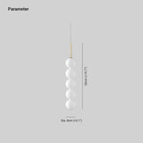 String of Pearls White Modern Pendant Light - Clowas