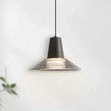Striped Speaker Glass Industrial Pendant Light - Clowas