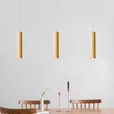Suspended Downlighting Kitchen Wooden Pendant Light - Clowas