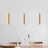 Suspended Downlighting Kitchen Wooden Pendant Light - Clowas