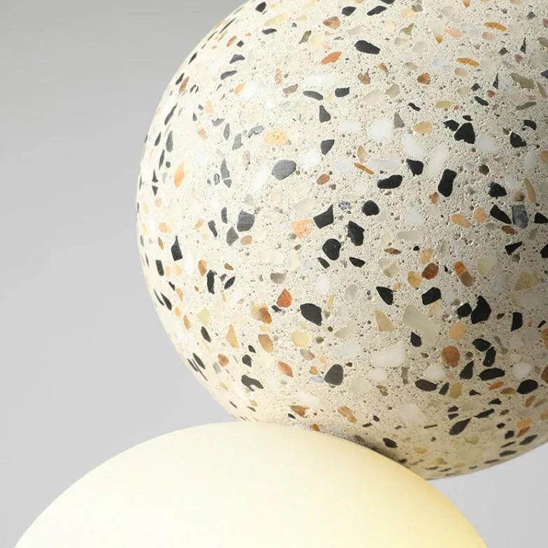 Terrazzo Spherical Modern LED Pendant Light - Clowas