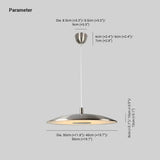 Thin Plate Dining Room Modern Pendant Light - Clowas