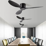 Three-Blade White Kitchen Modern Ceiling Fan Light - Clowas