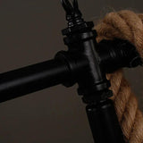 Retro Rope Birdcage Industrial Hanging Pendant Light