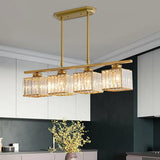 Three-Head Cube Crystal Modern Pendant Light - Clowas