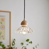 Vintage Single Made Glass Pendant Light